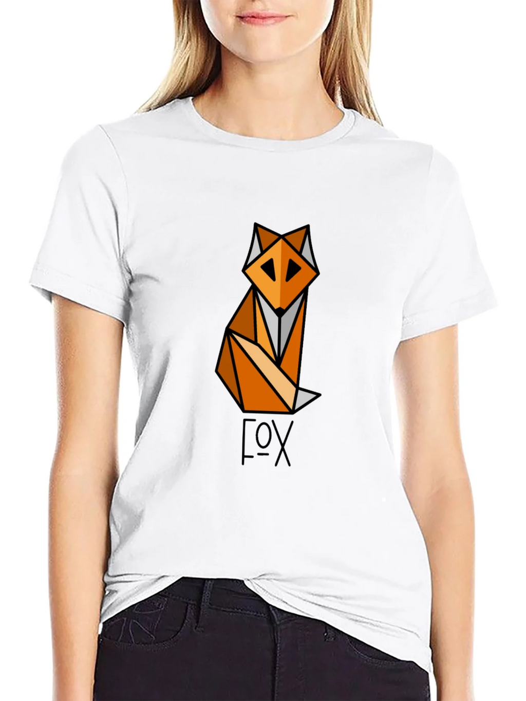 Geometric Fox Graphic T-Shirt product image 8