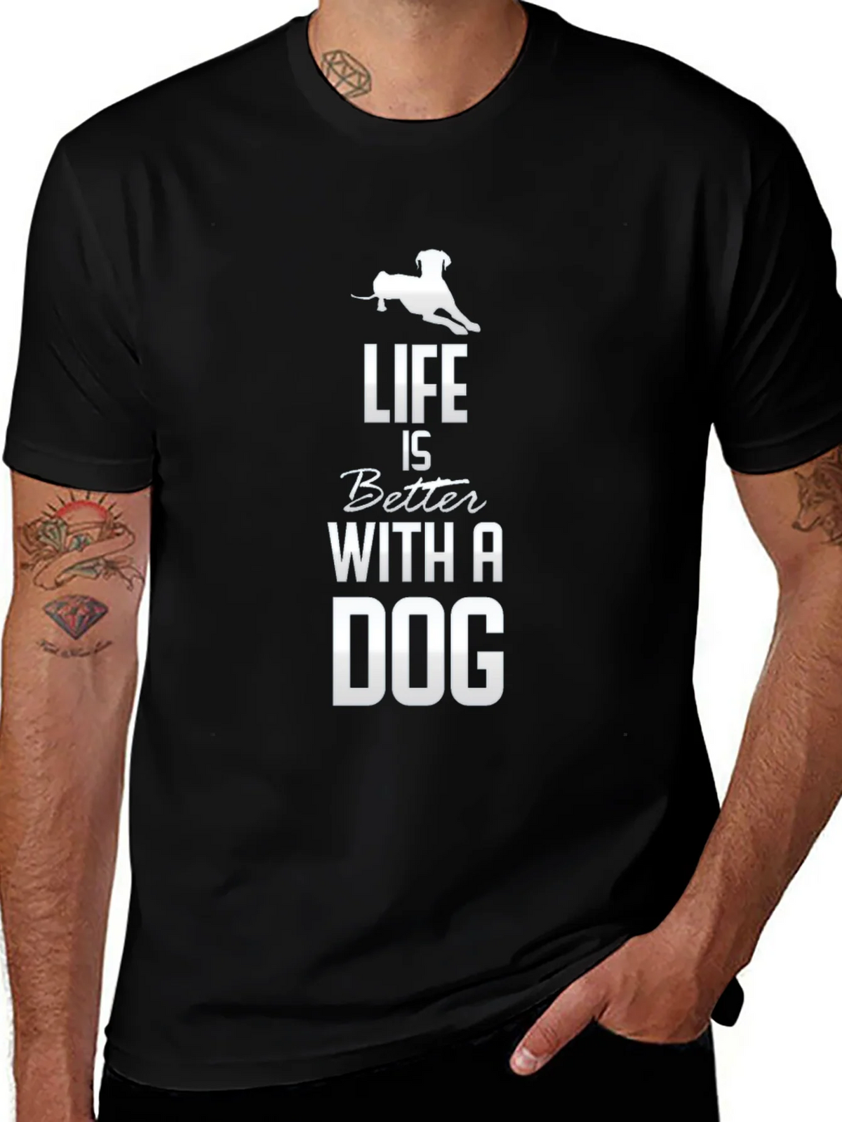 Life is Better with a Dog Graphic Tee product image 1