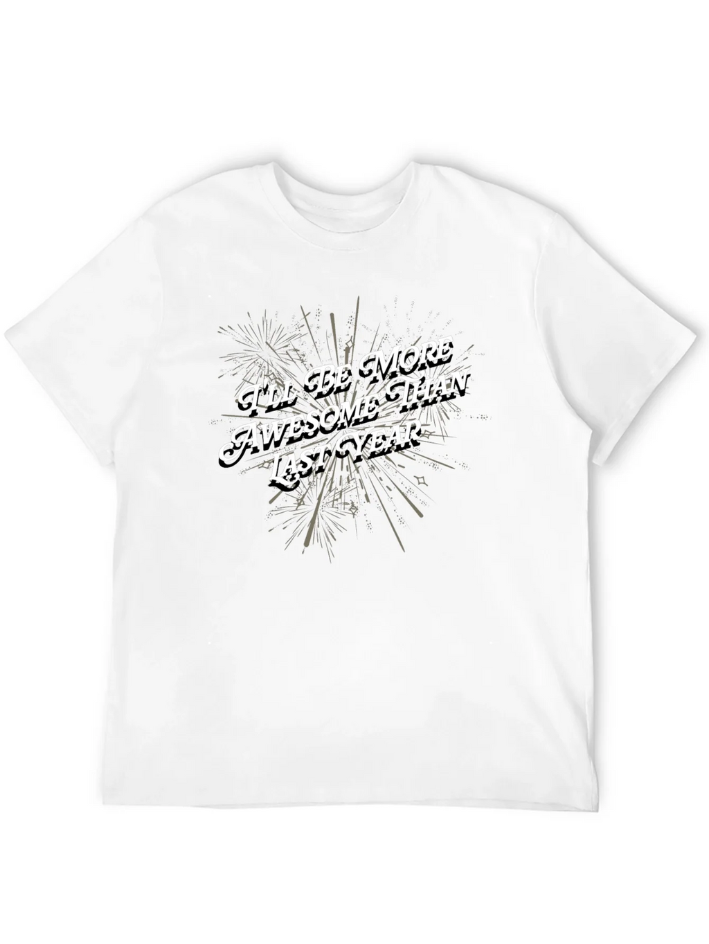 Awesome Than Last Year Black Graphic Tee product image 11