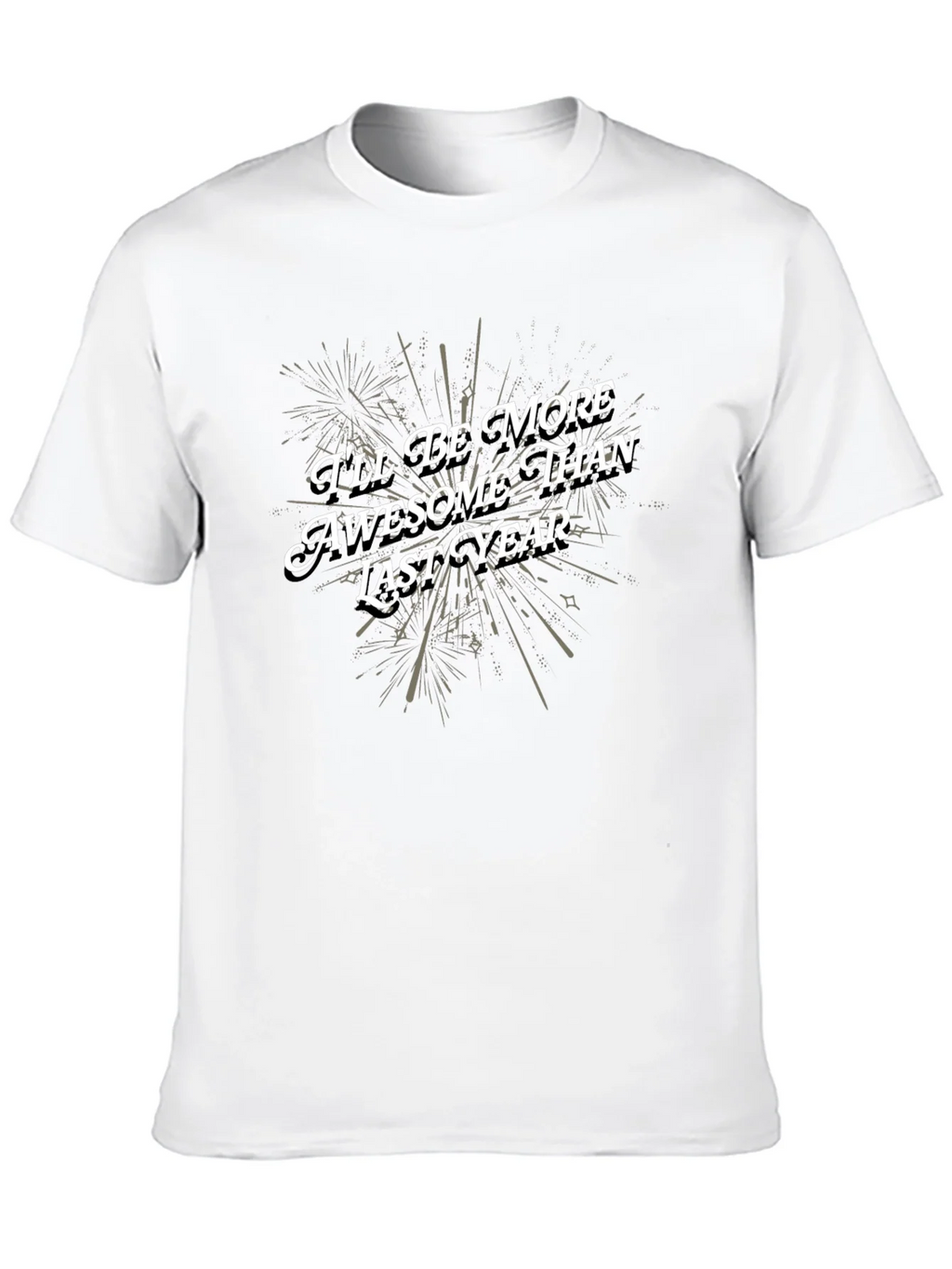 Awesome Than Last Year Black Graphic Tee product image 9