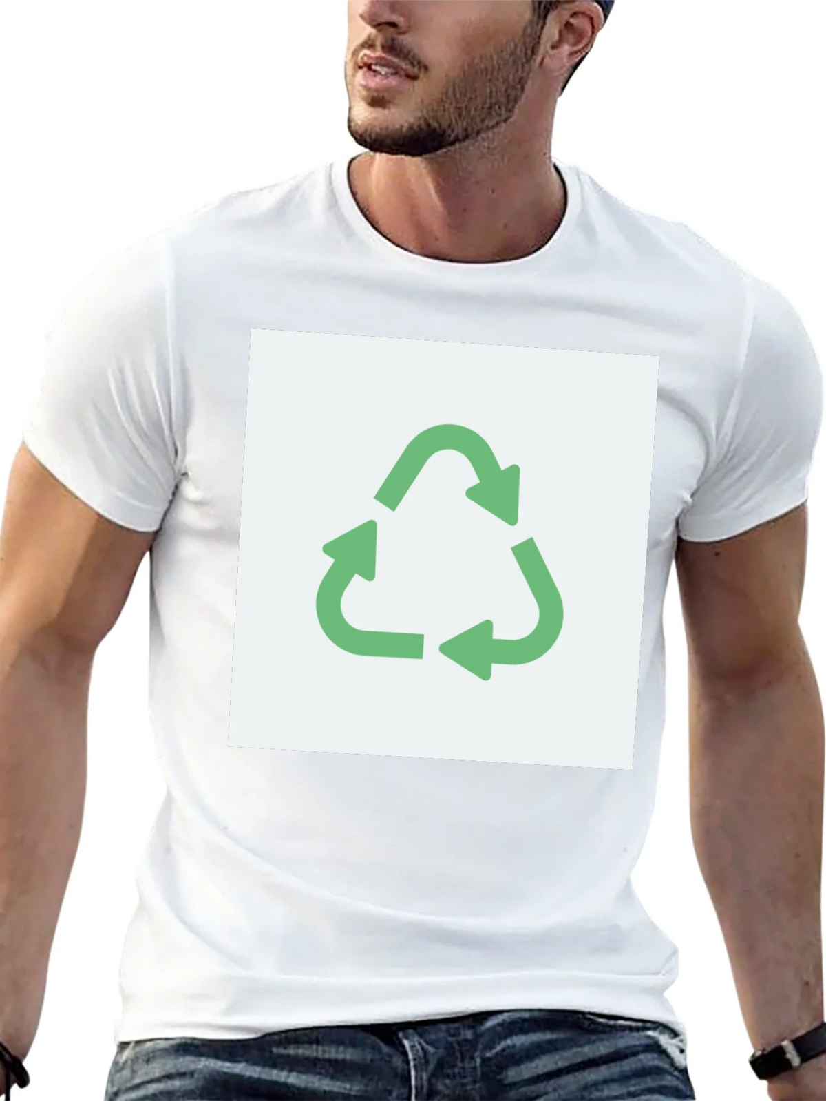 Eco-Friendly Recycle Symbol Graphic T-Shirt product image 12