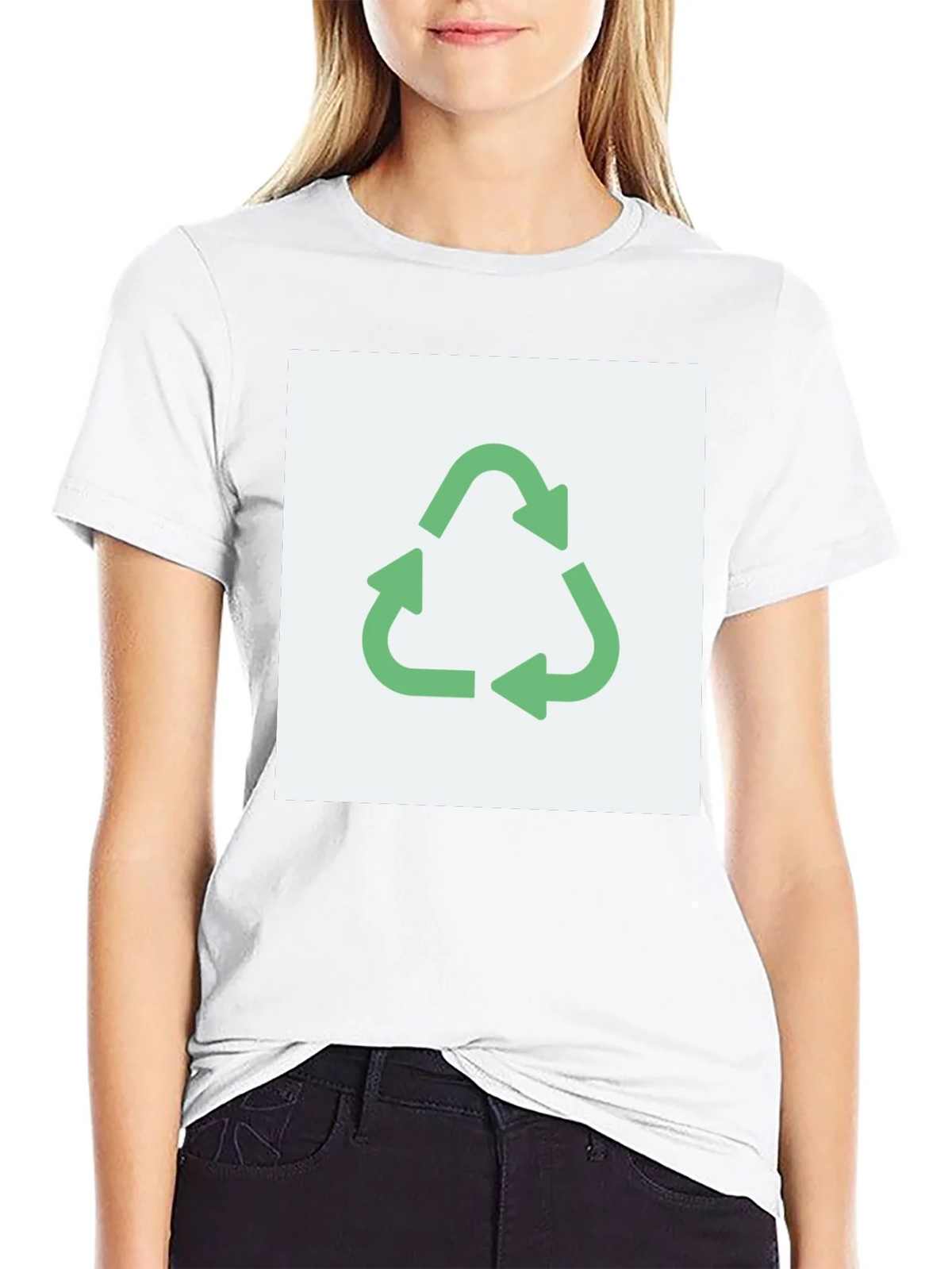 Eco-Friendly Recycle Symbol Graphic T-Shirt product image 8