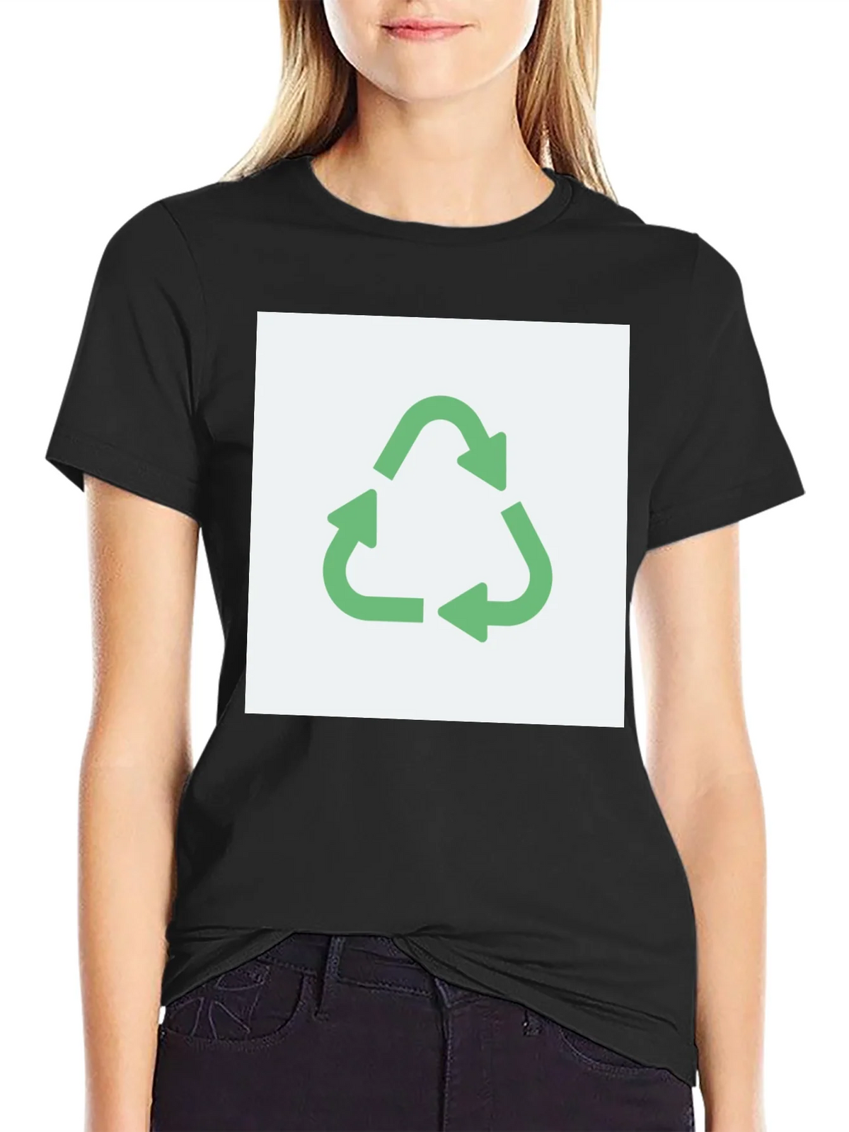 Eco-Friendly Recycle Symbol Graphic T-Shirt product image 2