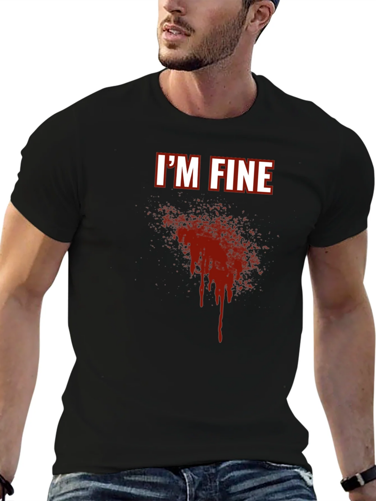 Im Fine Graphic Novelty T-Shirt product image 6