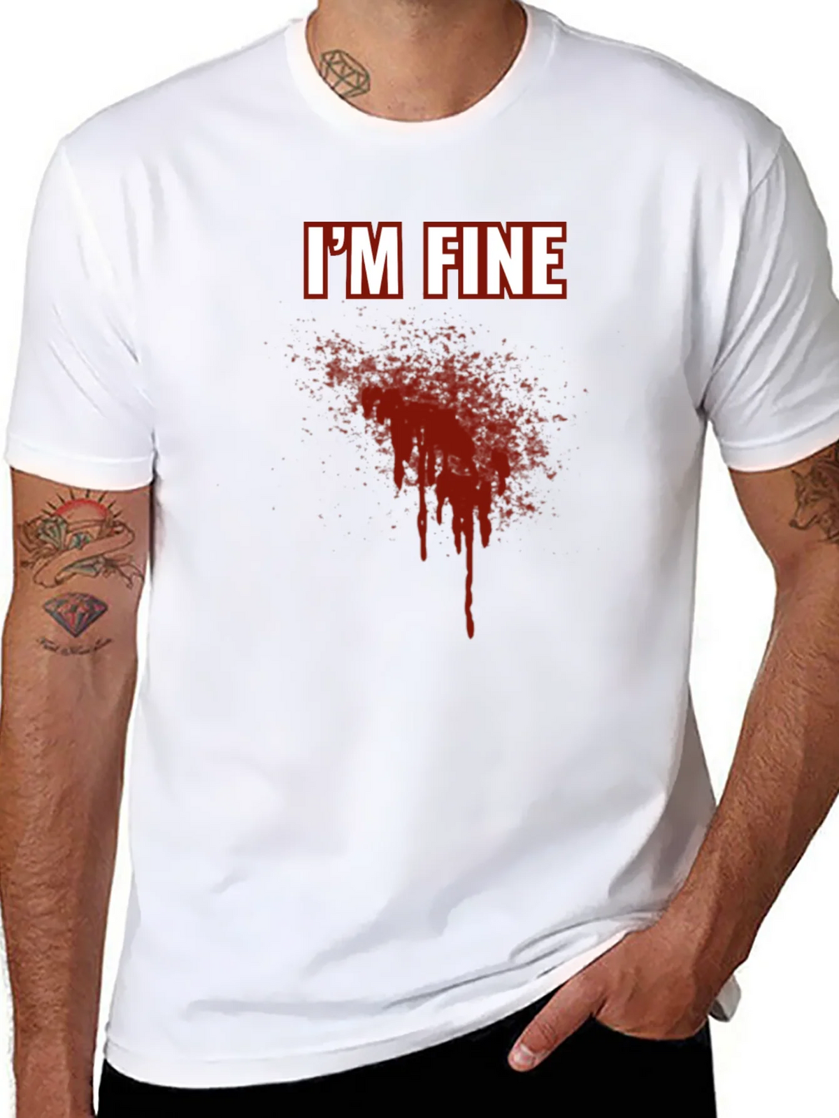 Im Fine Graphic Novelty T-Shirt product image 7