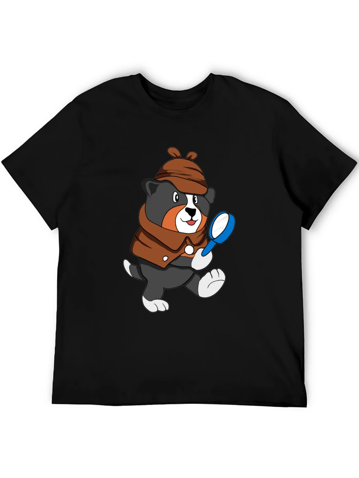 Detective Dog T-Shirt - Cartoon Puppy Sleuth Tee product image 5