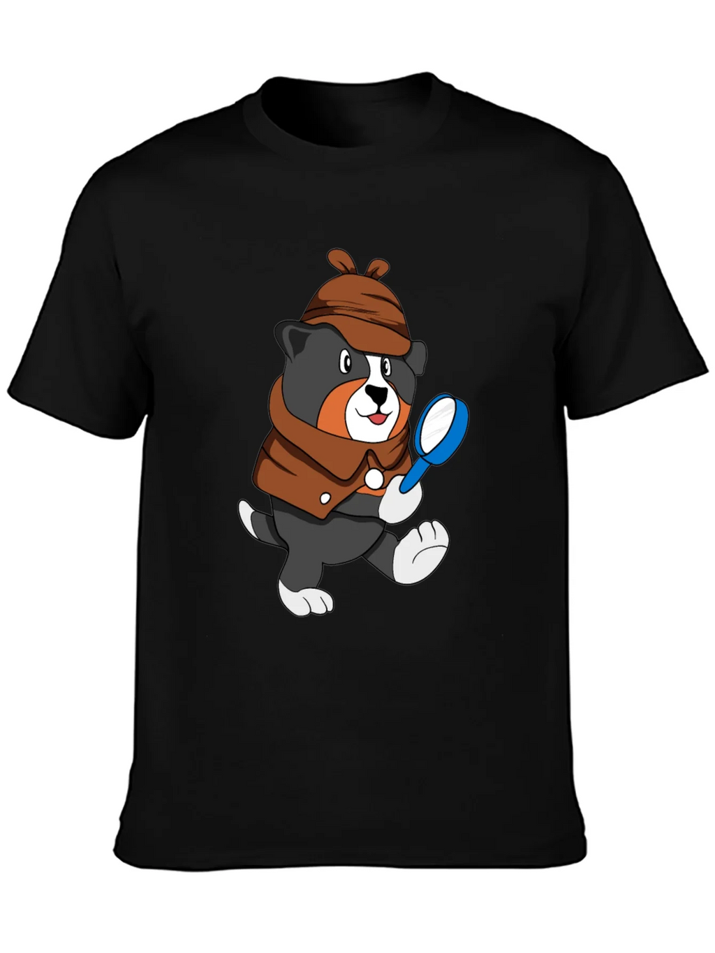 Detective Dog T-Shirt - Cartoon Puppy Sleuth Tee product image 3