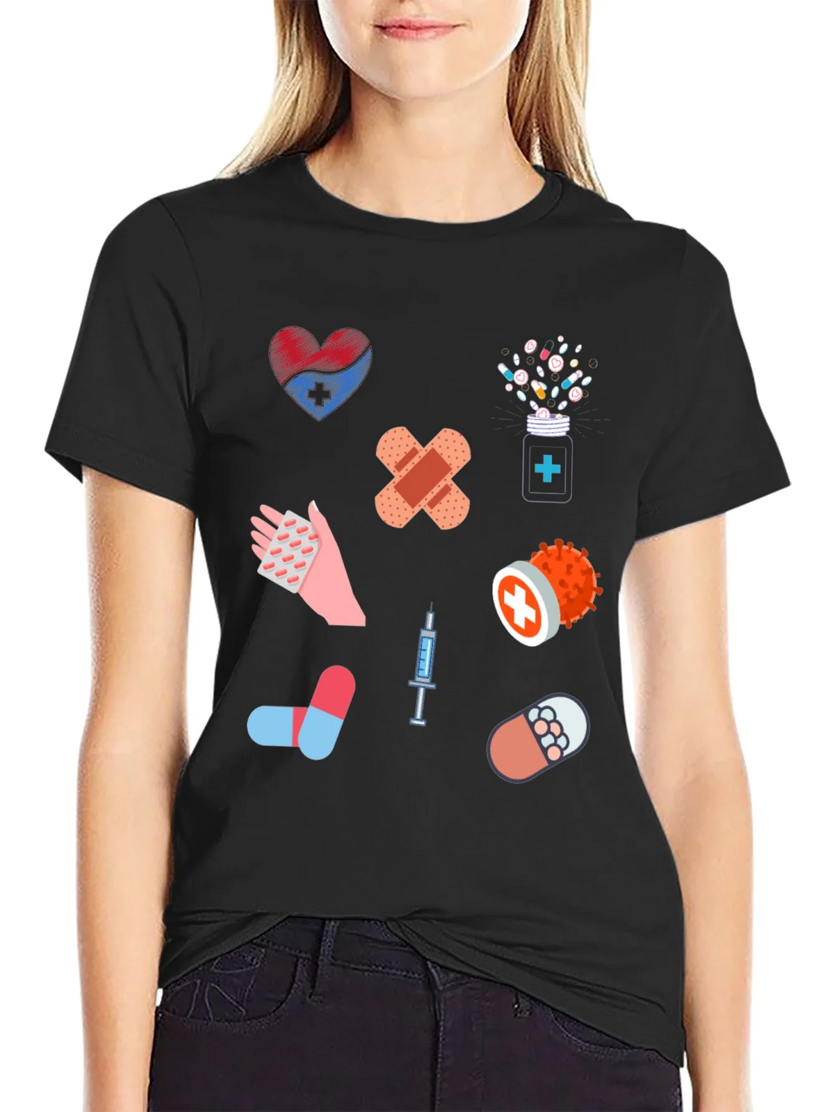 Medical Print T-Shirt - Novelty Healthcare Tee product image 2
