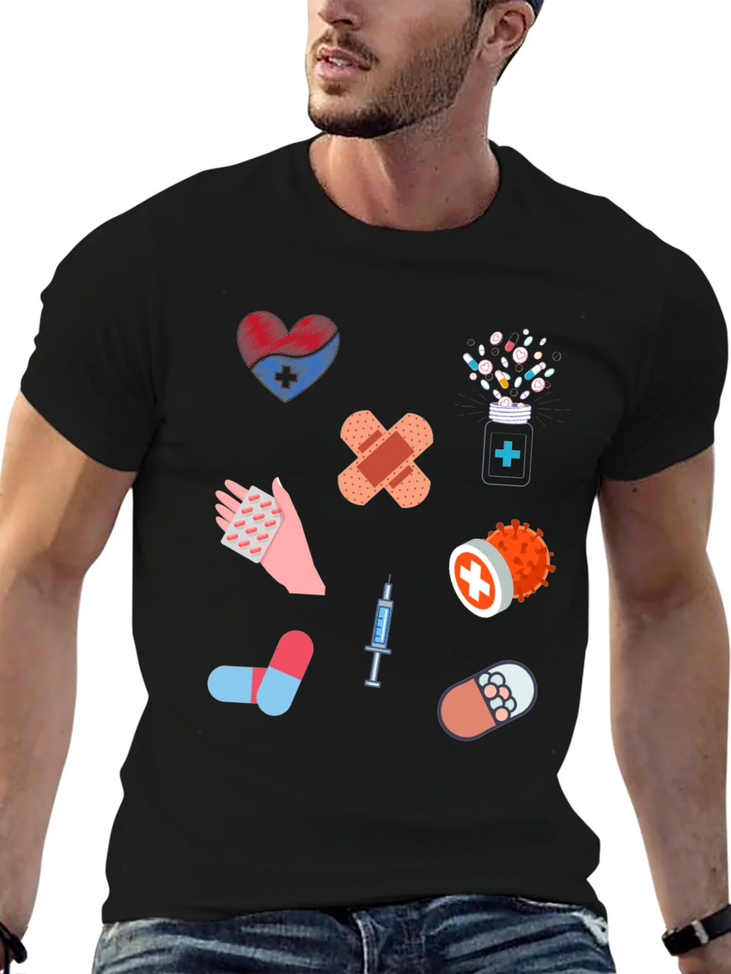 Medical Print T-Shirt - Novelty Healthcare Tee product image 6