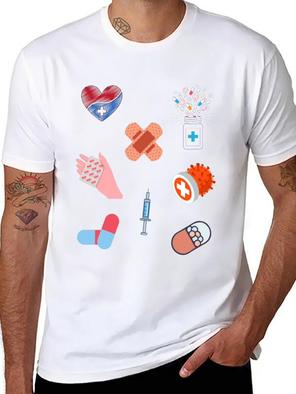 Medical Print T-Shirt - Novelty Healthcare Tee product image 7