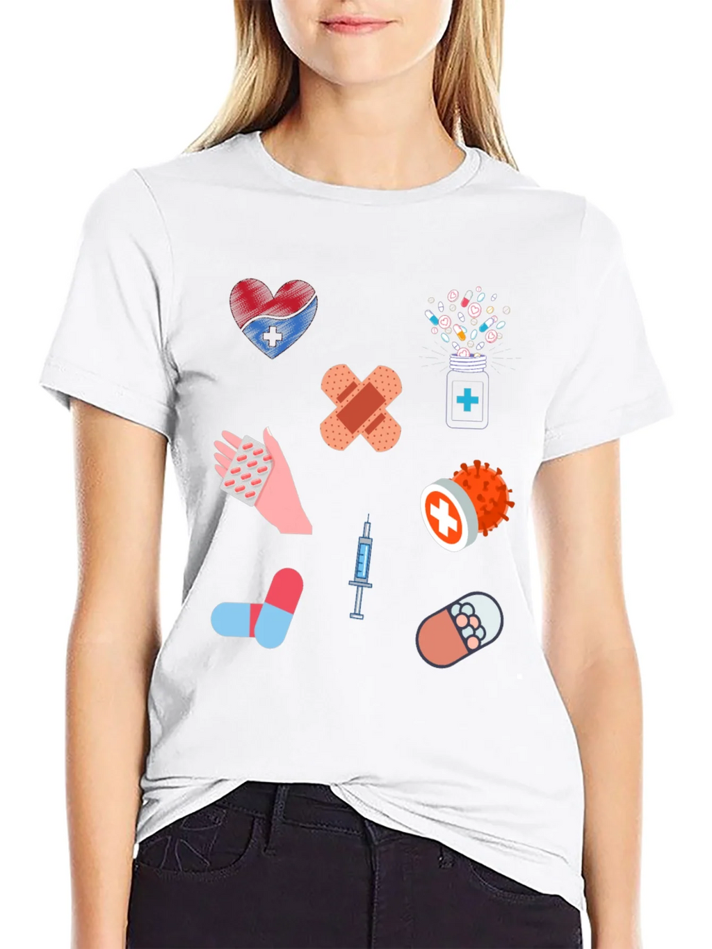 Medical Print T-Shirt - Novelty Healthcare Tee product image 8