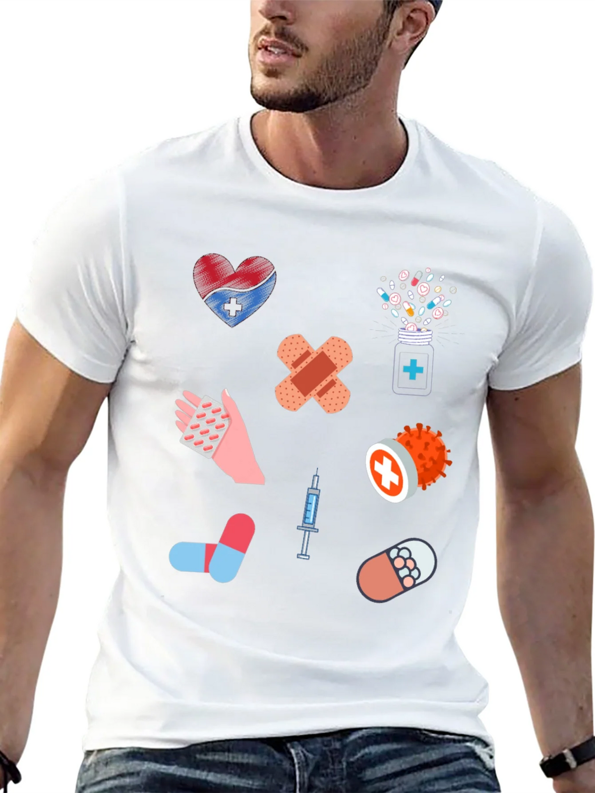 Medical Print T-Shirt - Novelty Healthcare Tee product image 12