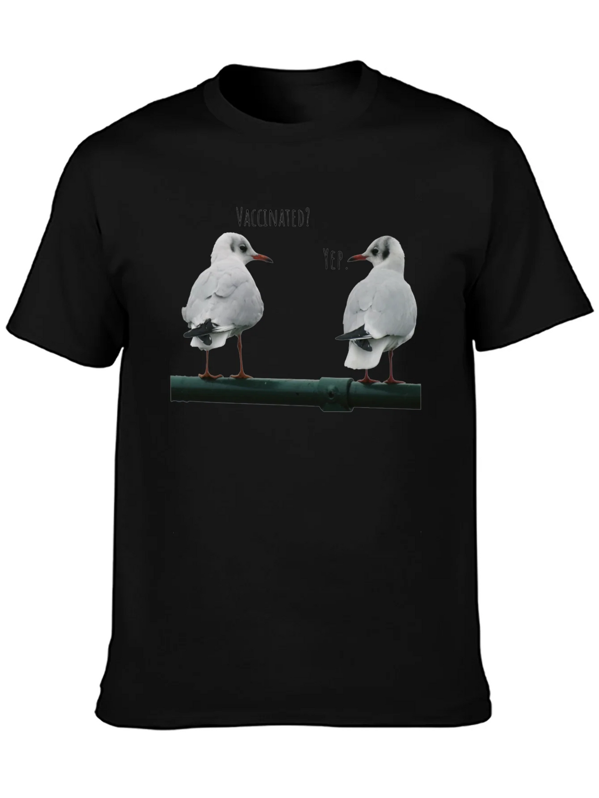 Vaccinated Seagulls Graphic T-Shirt product image 3