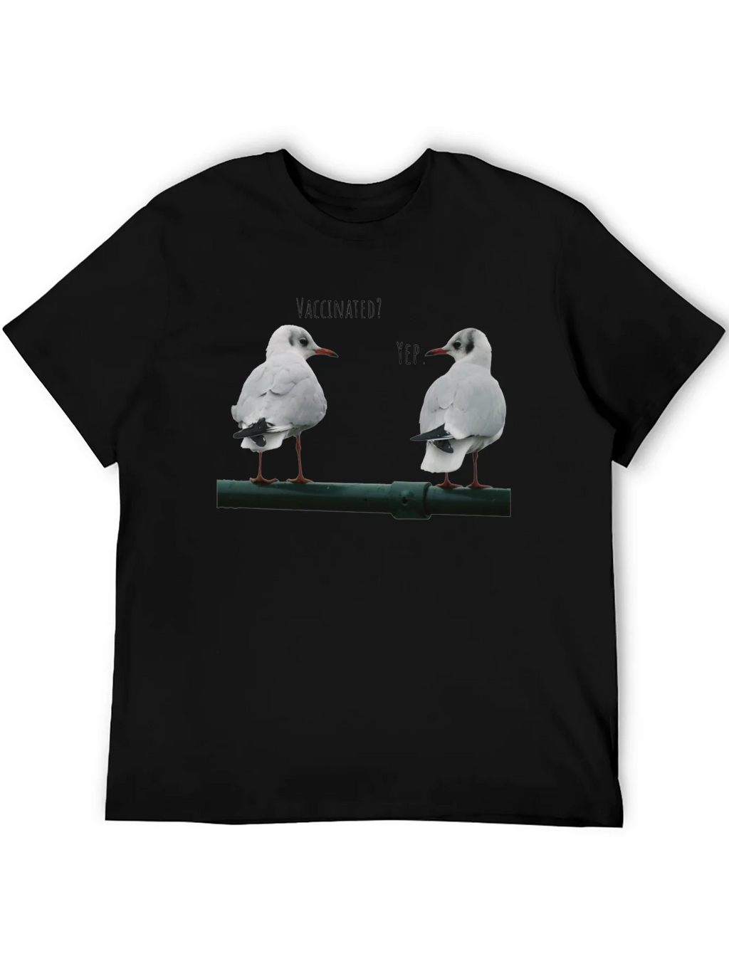 Vaccinated Seagulls Graphic T-Shirt product image 5
