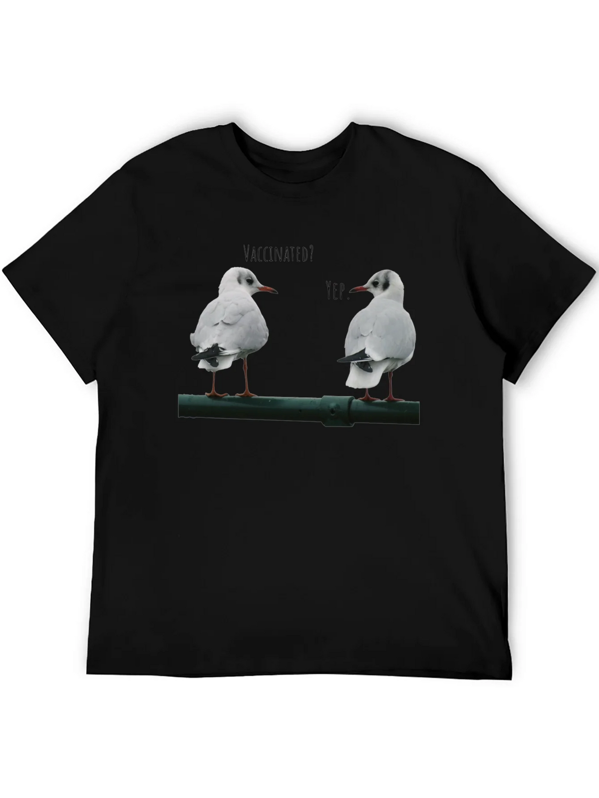 Vaccinated Seagulls Graphic T-Shirt product image 5