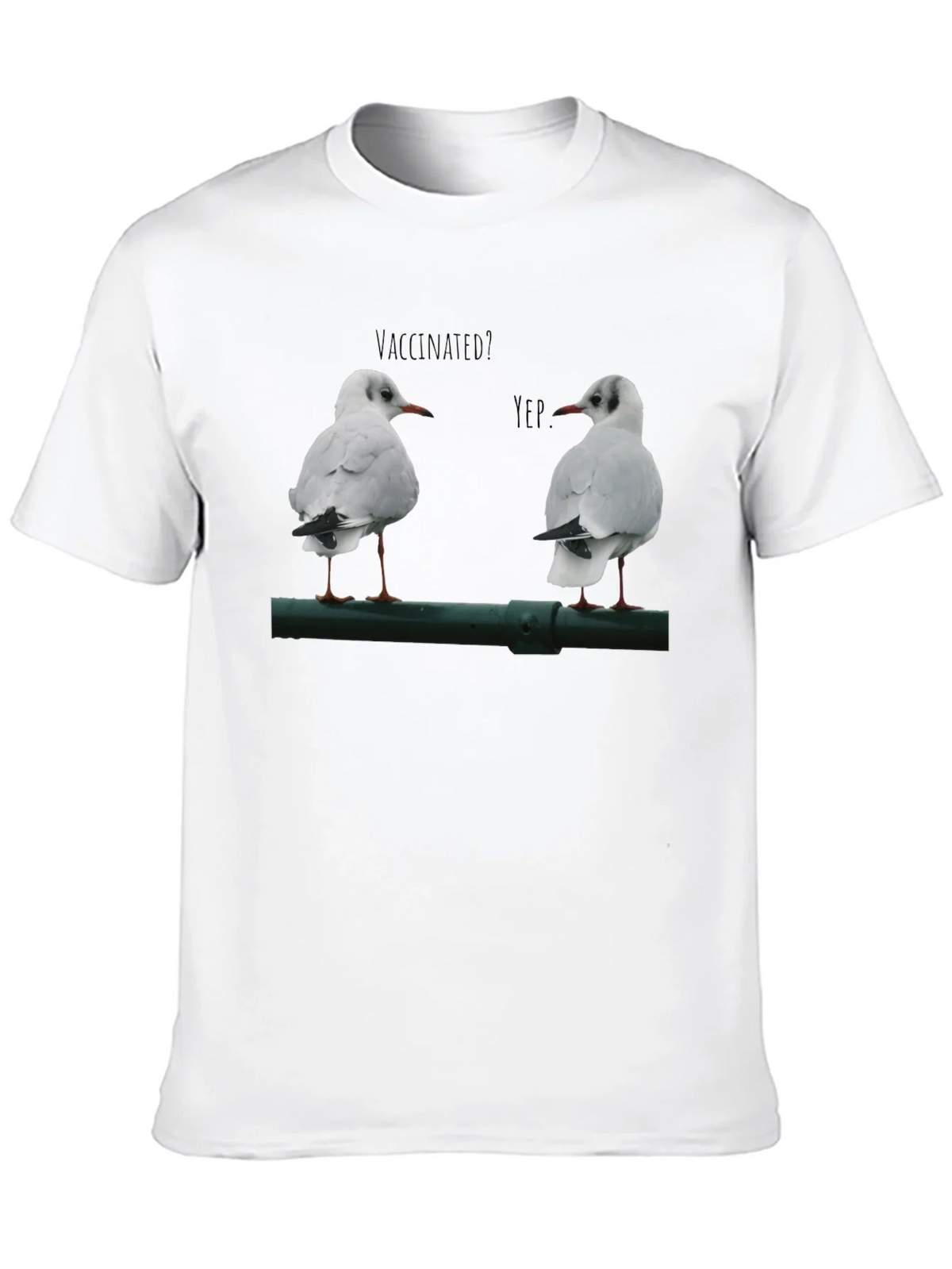 Vaccinated Seagulls Graphic T-Shirt product image 9