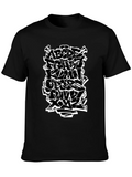 Graffiti Alphabet Black T-Shirt - Urban Style product image 1