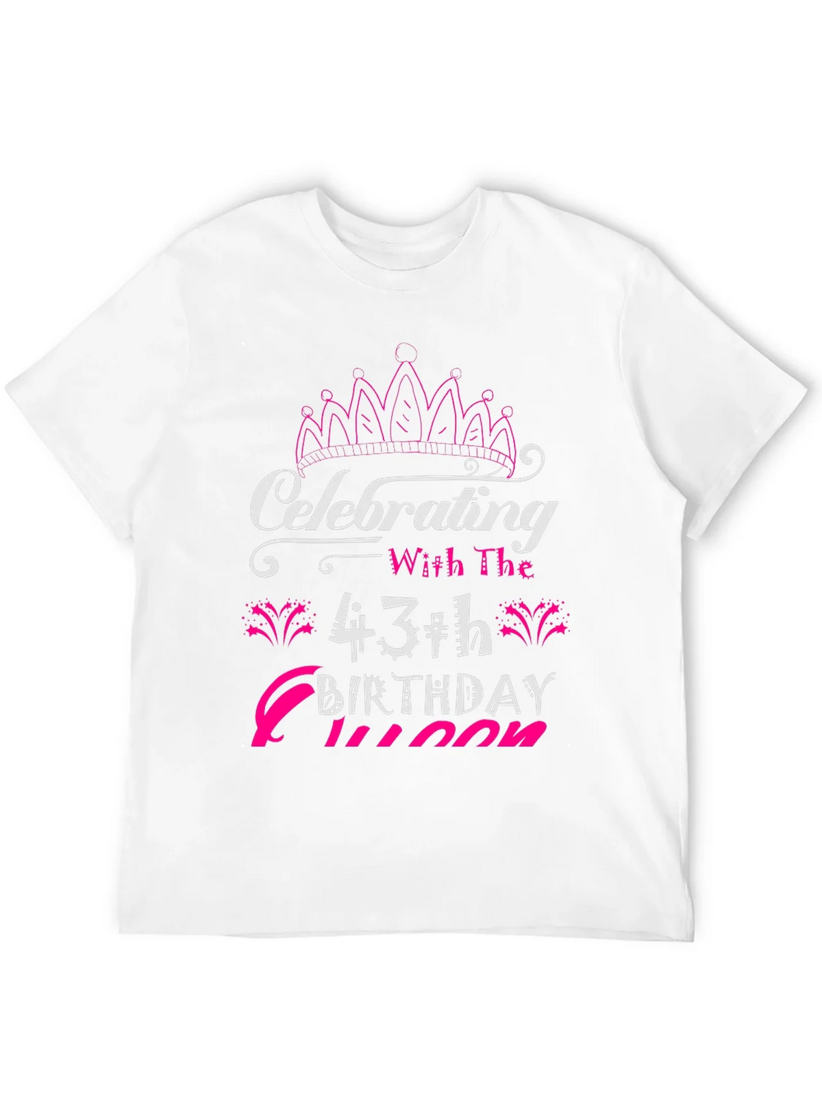 43rd Birthday Queen T-Shirt product image 10