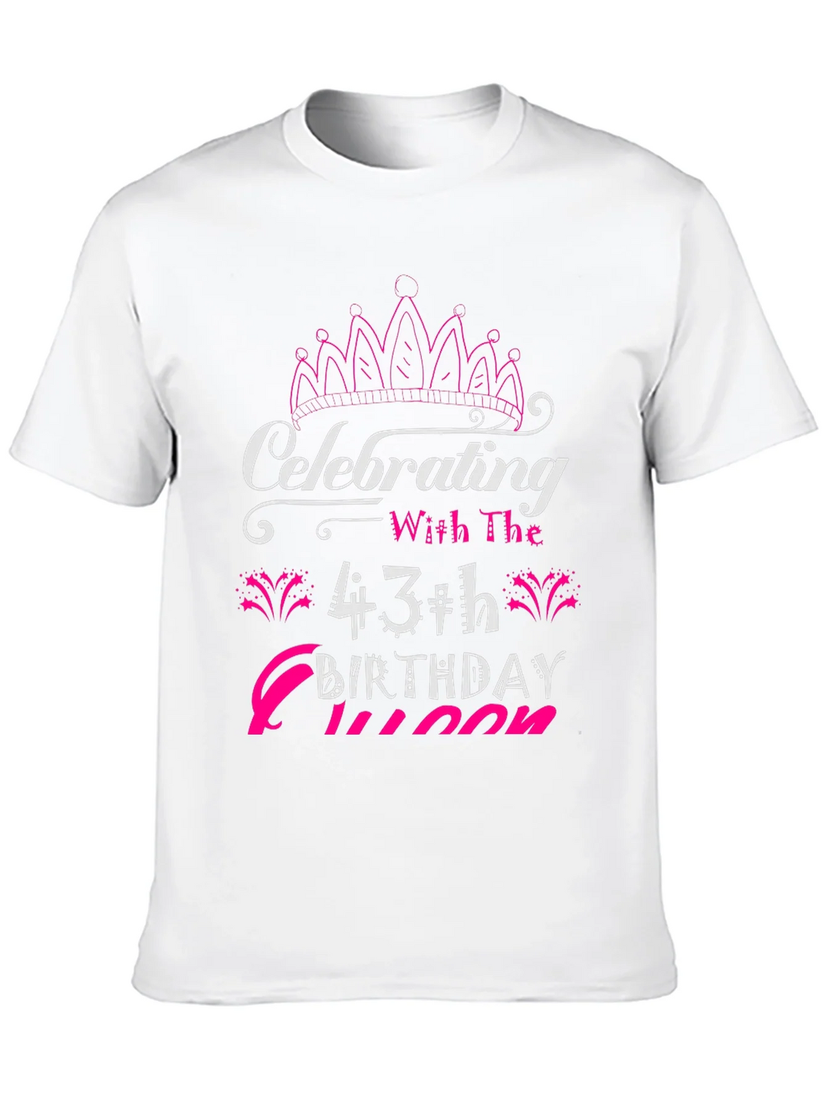 43rd Birthday Queen T-Shirt product image 8
