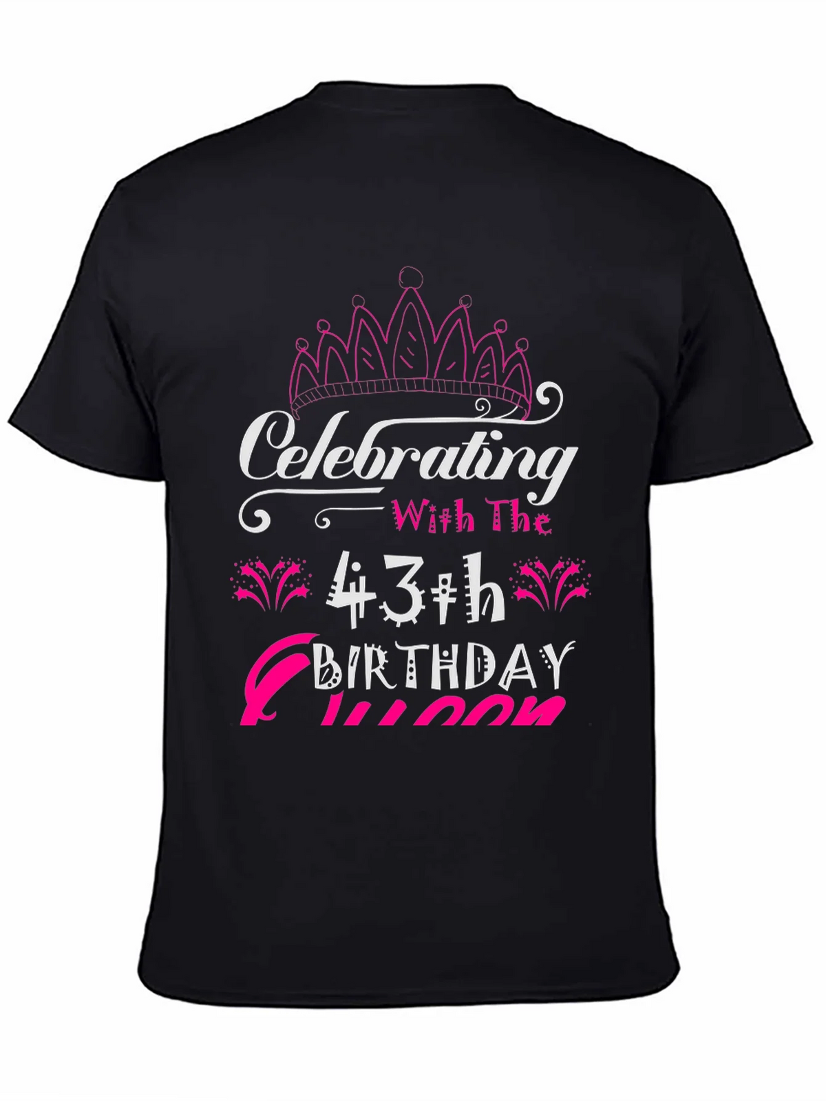 43rd Birthday Queen T-Shirt product image 3
