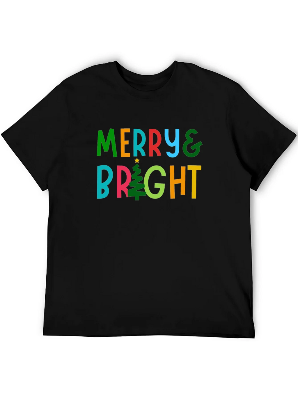 Merry & Bright Christmas T-Shirt product image 5