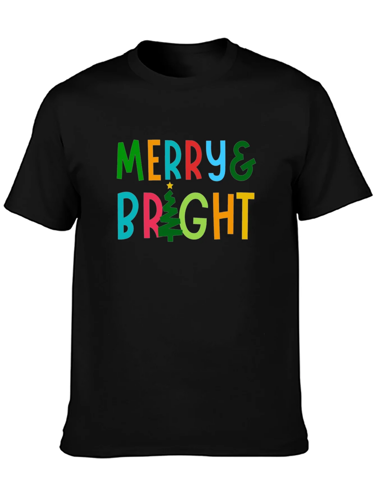 Merry & Bright Christmas T-Shirt product image 3