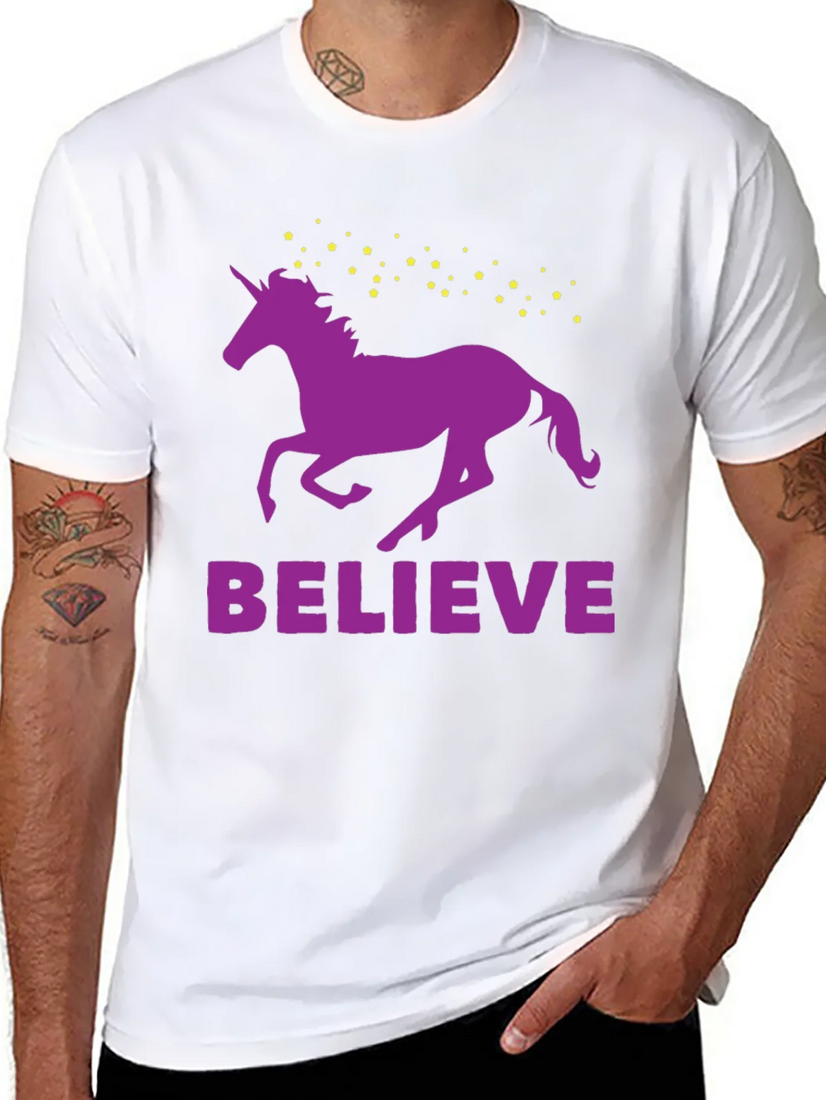 Believe Unicorn T-Shirt product image 7