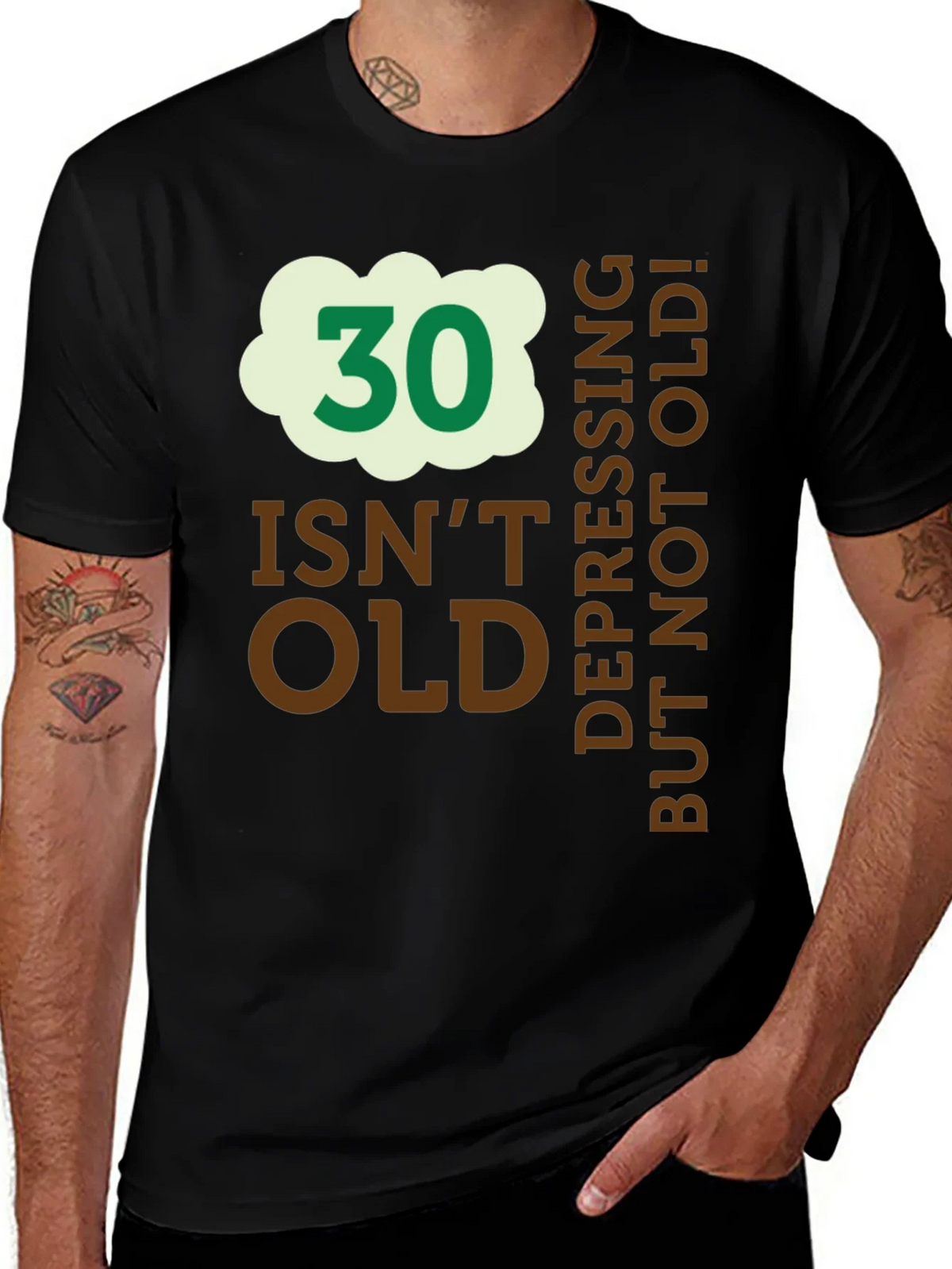 30 Isnt Old Funny Birthday T-Shirt product image 1