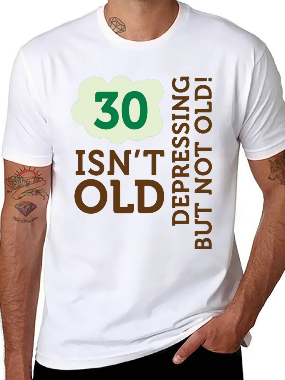 30 Isnt Old Funny Birthday T-Shirt product image 7