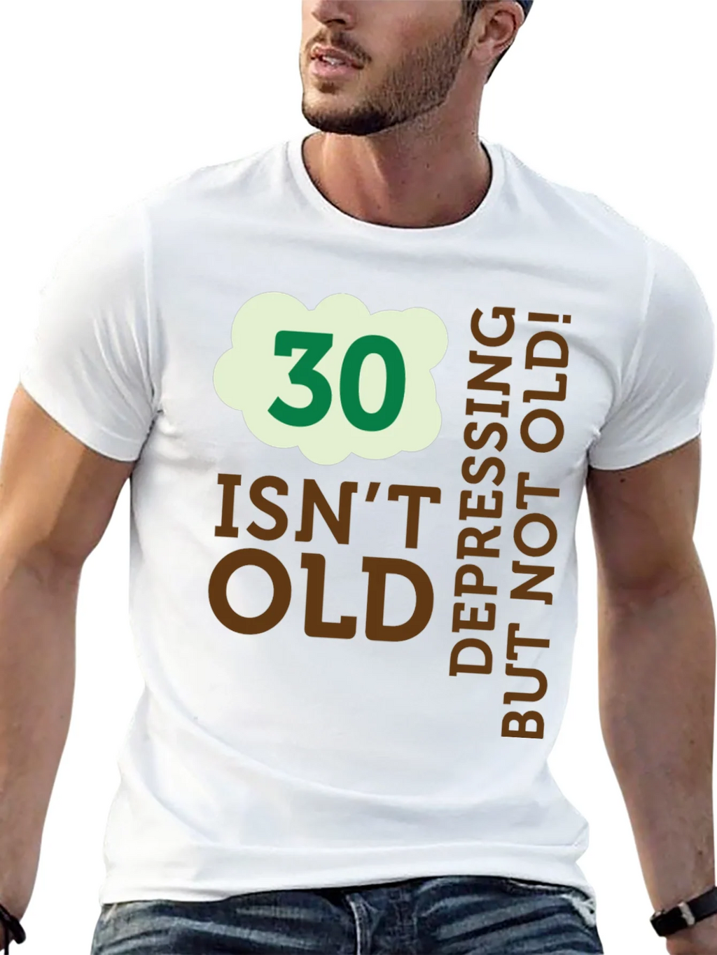 30 Isnt Old Funny Birthday T-Shirt product image 12