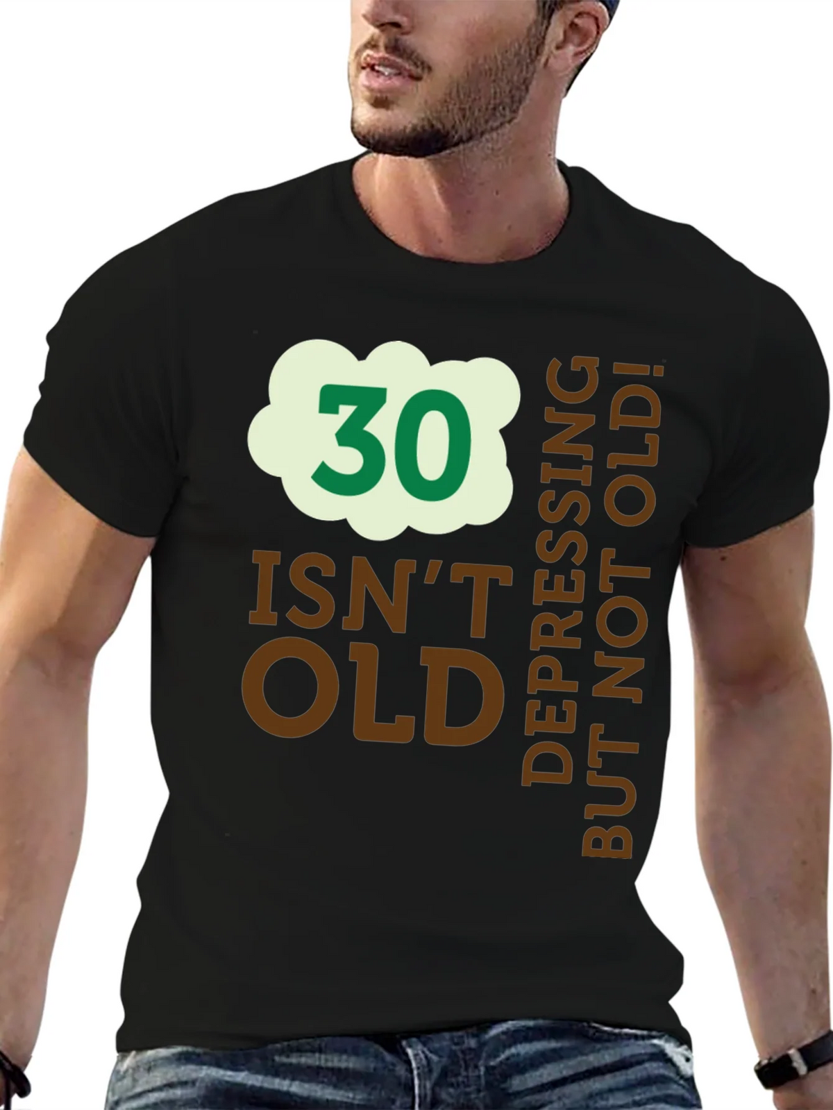 30 Isnt Old Funny Birthday T-Shirt product image 6