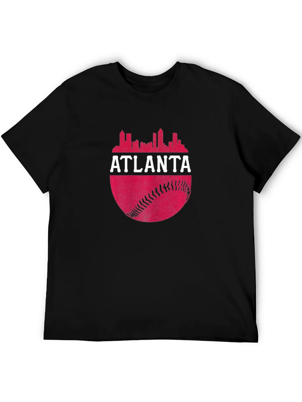 Atlanta Skyline Baseball T-Shirt product image 5