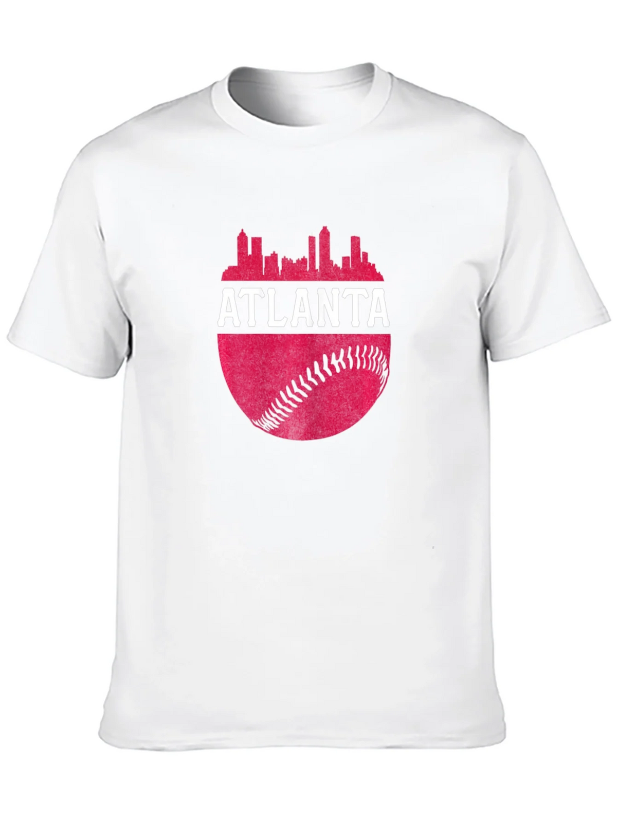 Atlanta Skyline Baseball T-Shirt product image 9