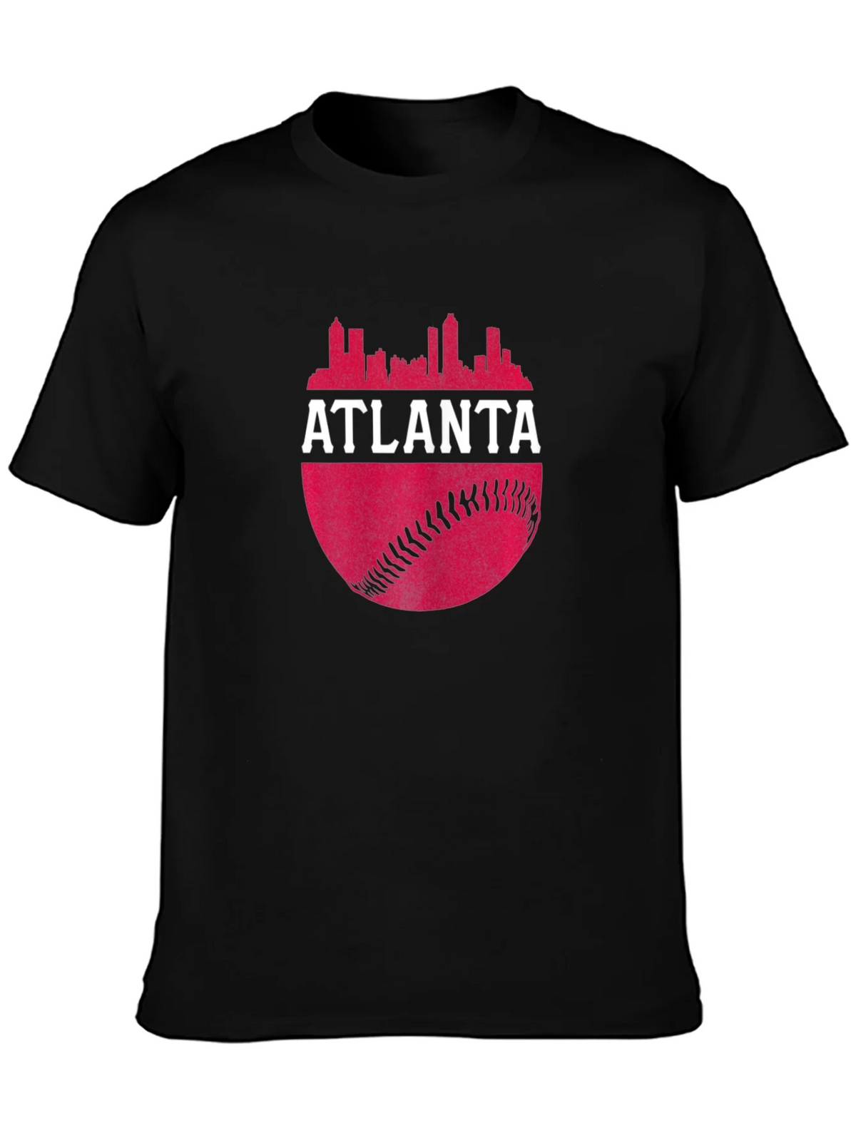 Atlanta Skyline Baseball T-Shirt product image 3