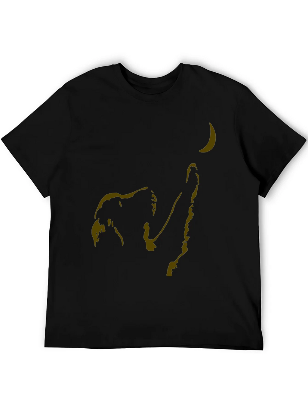 Elephant Reaching for Moon Graphic T-Shirt product image 5