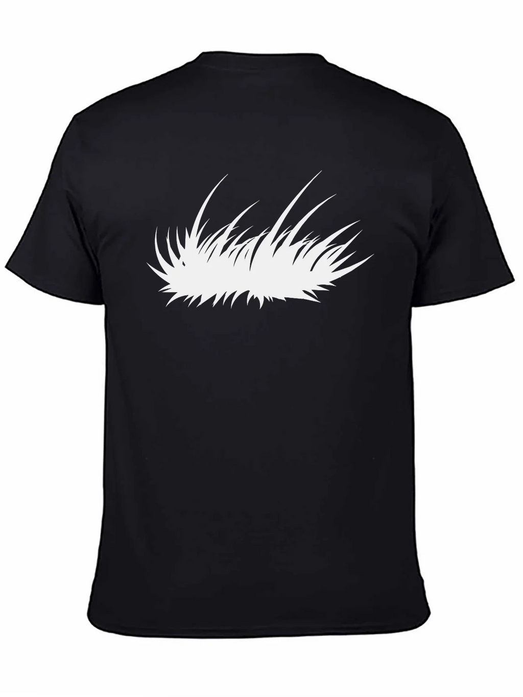 Graphic Tee - Abstract White Blade of Grass Design product image 4