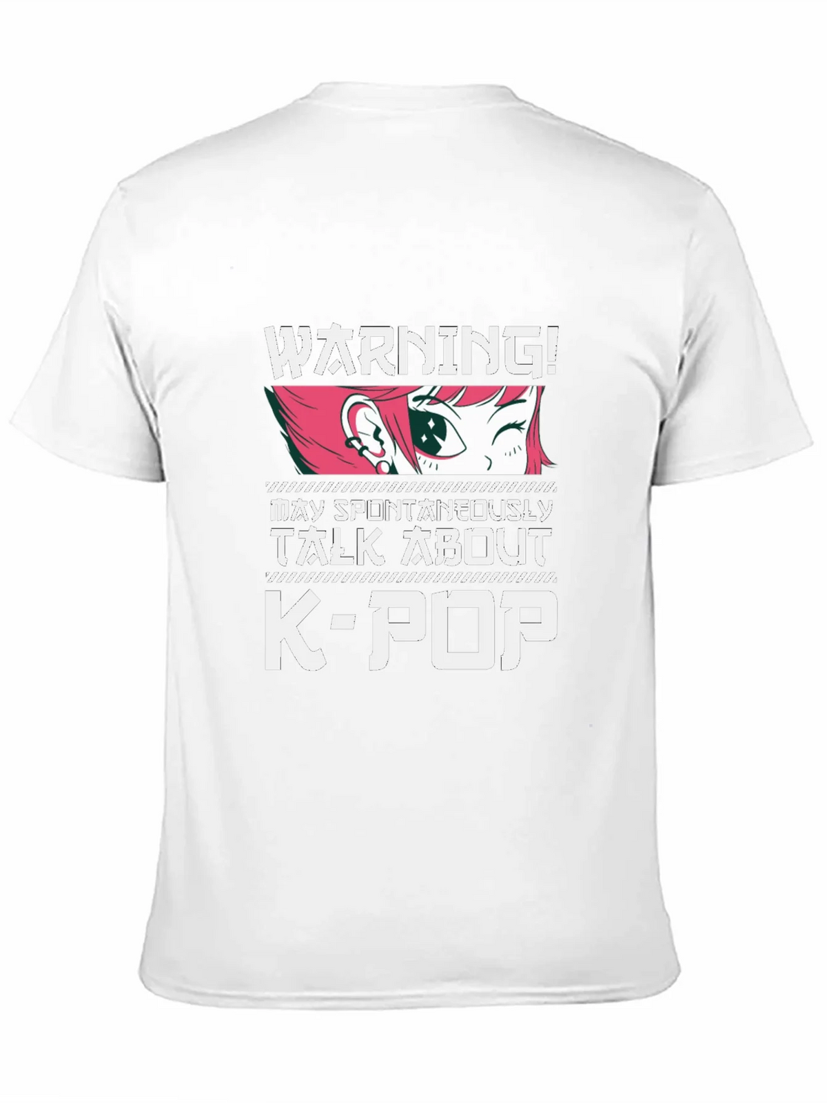 Warning K-Pop Anime Fan T-Shirt product image 8