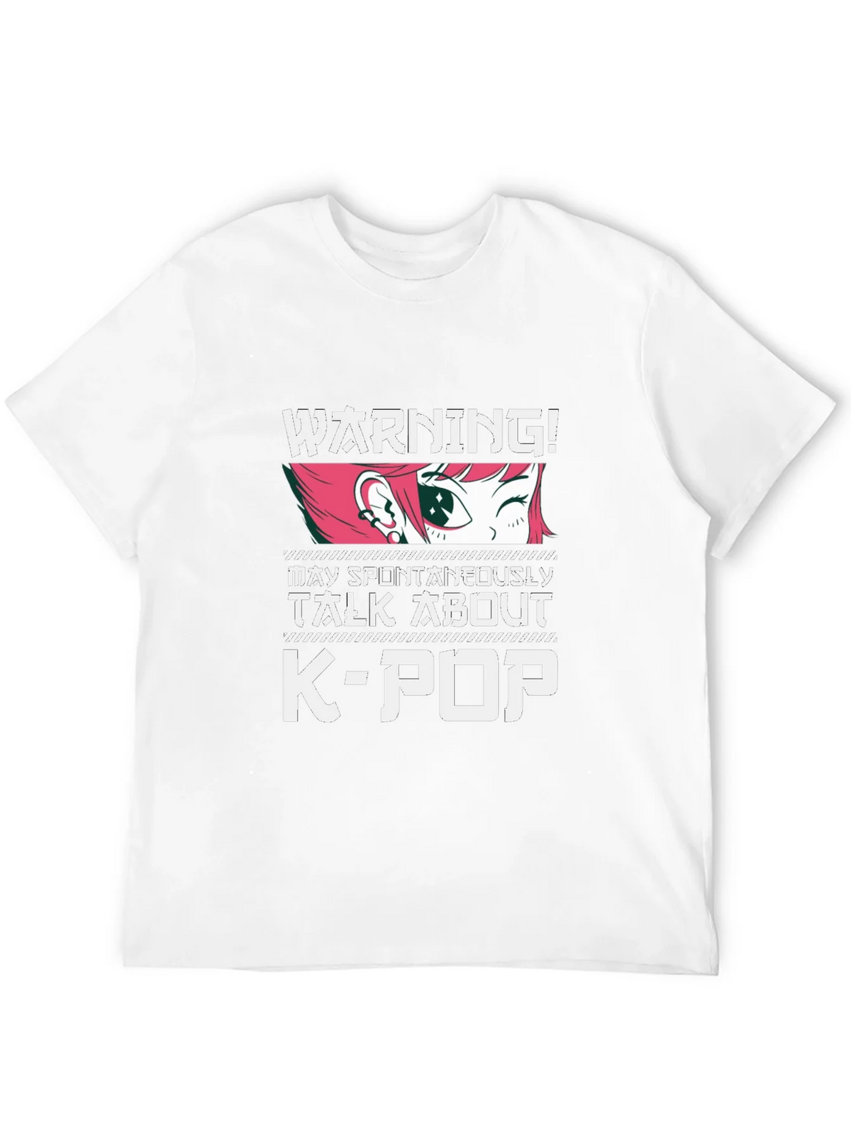 Warning K-Pop Anime Fan T-Shirt product image 9