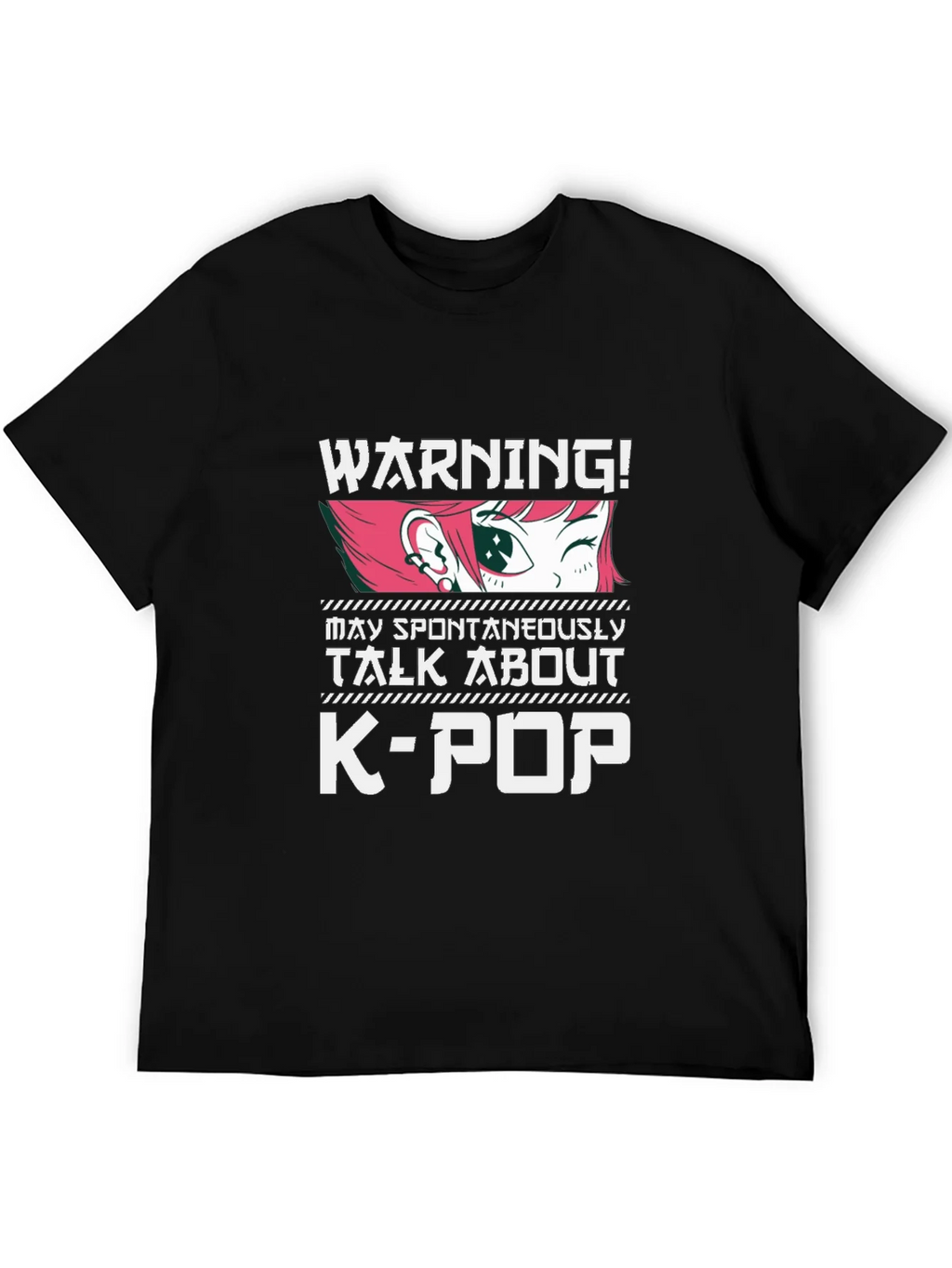 Warning K-Pop Anime Fan T-Shirt product image 4