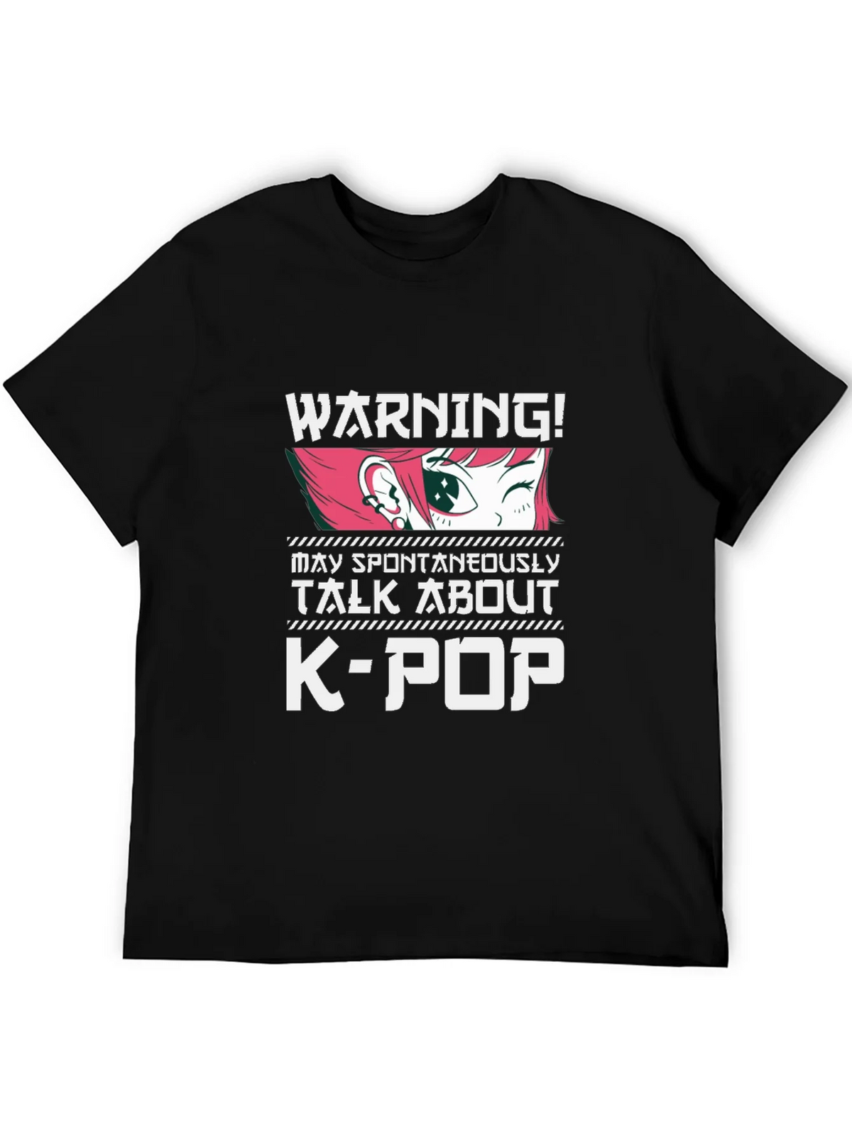 Warning K-Pop Anime Fan T-Shirt product image 4