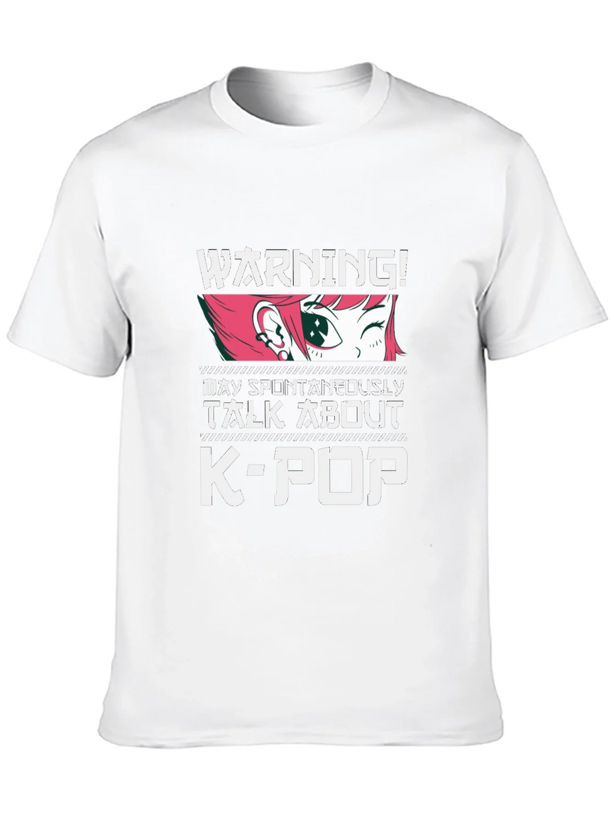Warning K-Pop Anime Fan T-Shirt product image 7