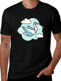 Origami Crane Cloud T-Shirt - Artistic Tee product image 1