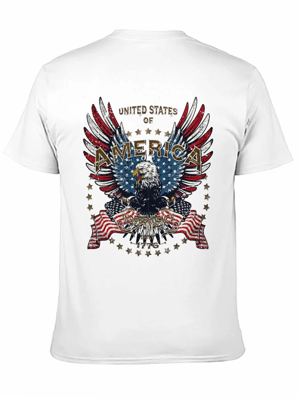 USA Eagle Independence Day T-Shirt product image 10