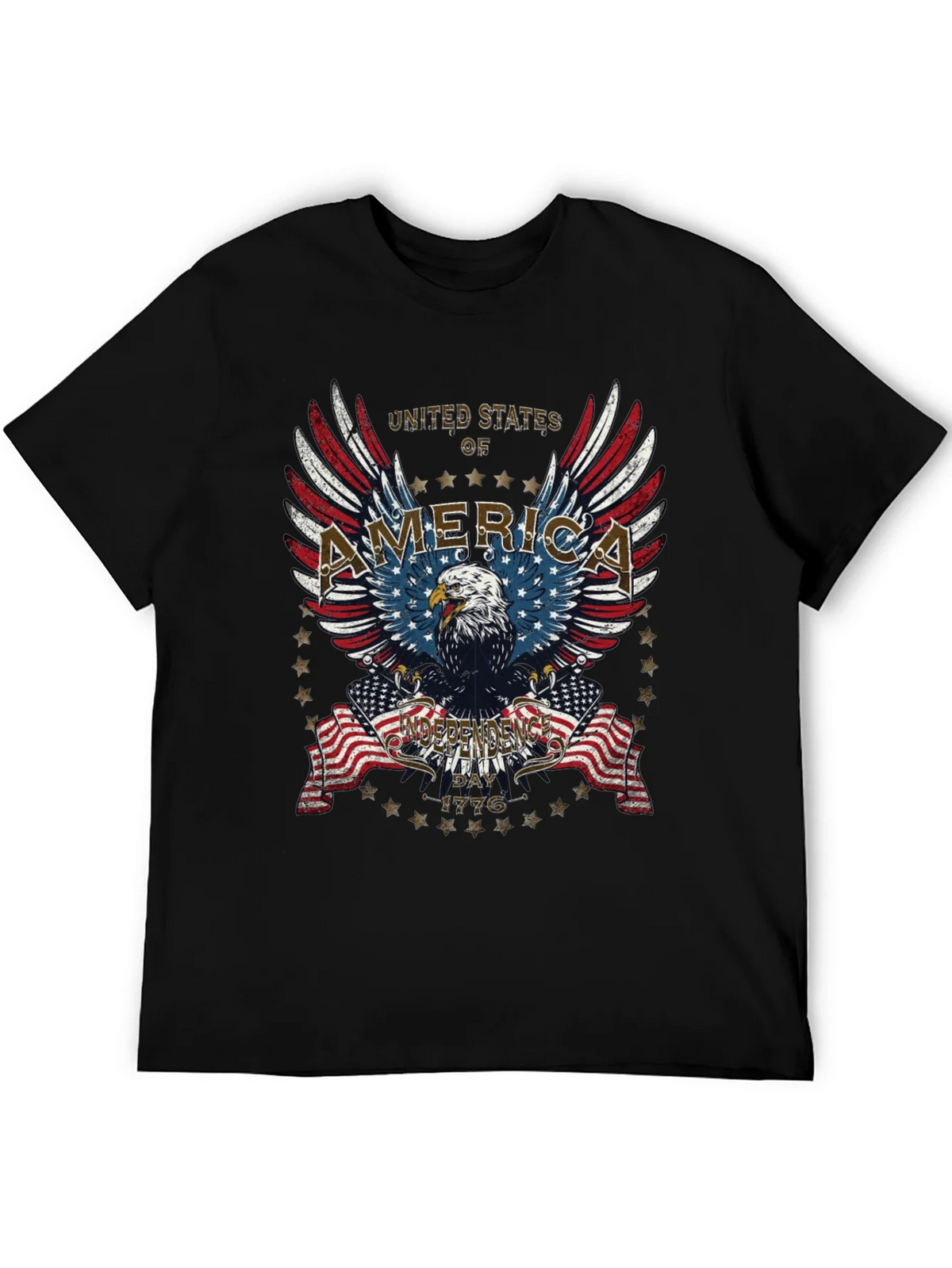 USA Eagle Independence Day T-Shirt product image 5