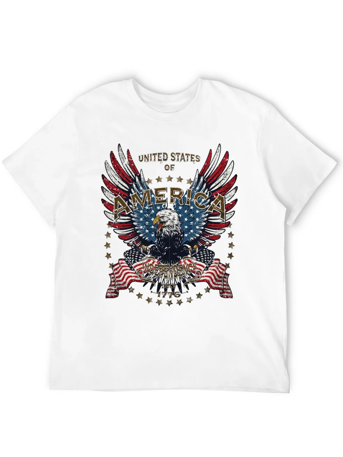 USA Eagle Independence Day T-Shirt product image 11