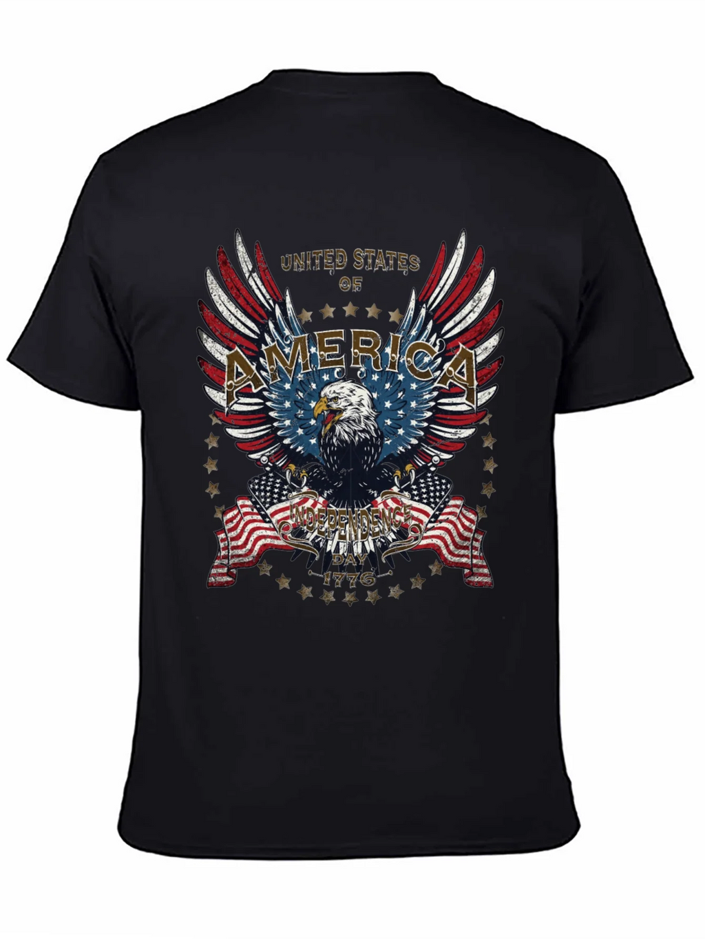 USA Eagle Independence Day T-Shirt product image 4
