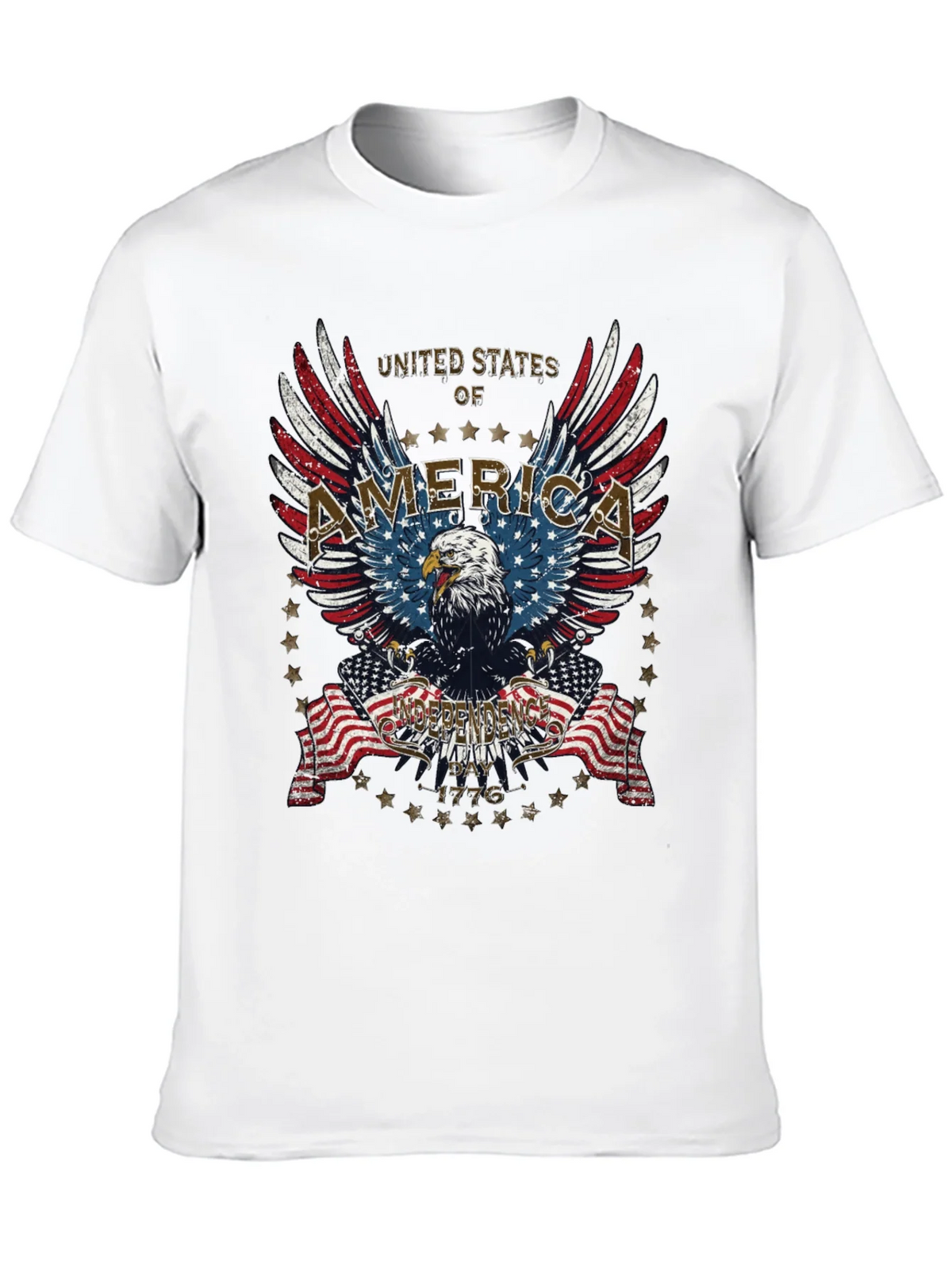 USA Eagle Independence Day T-Shirt product image 9