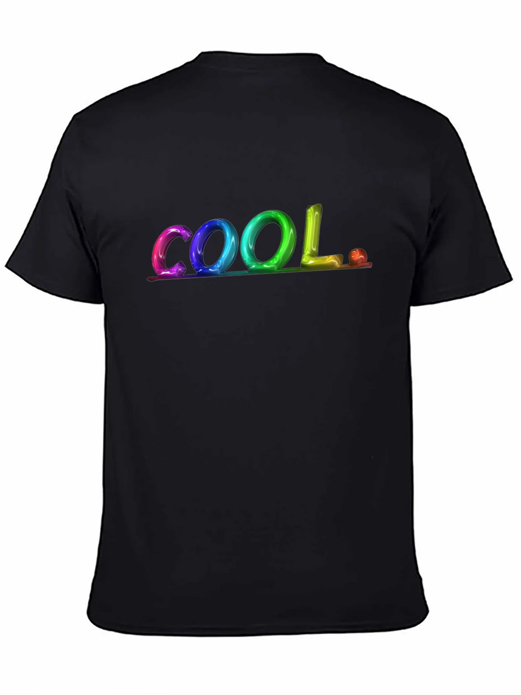 Cool Graphic Print Black T-Shirt product image 4