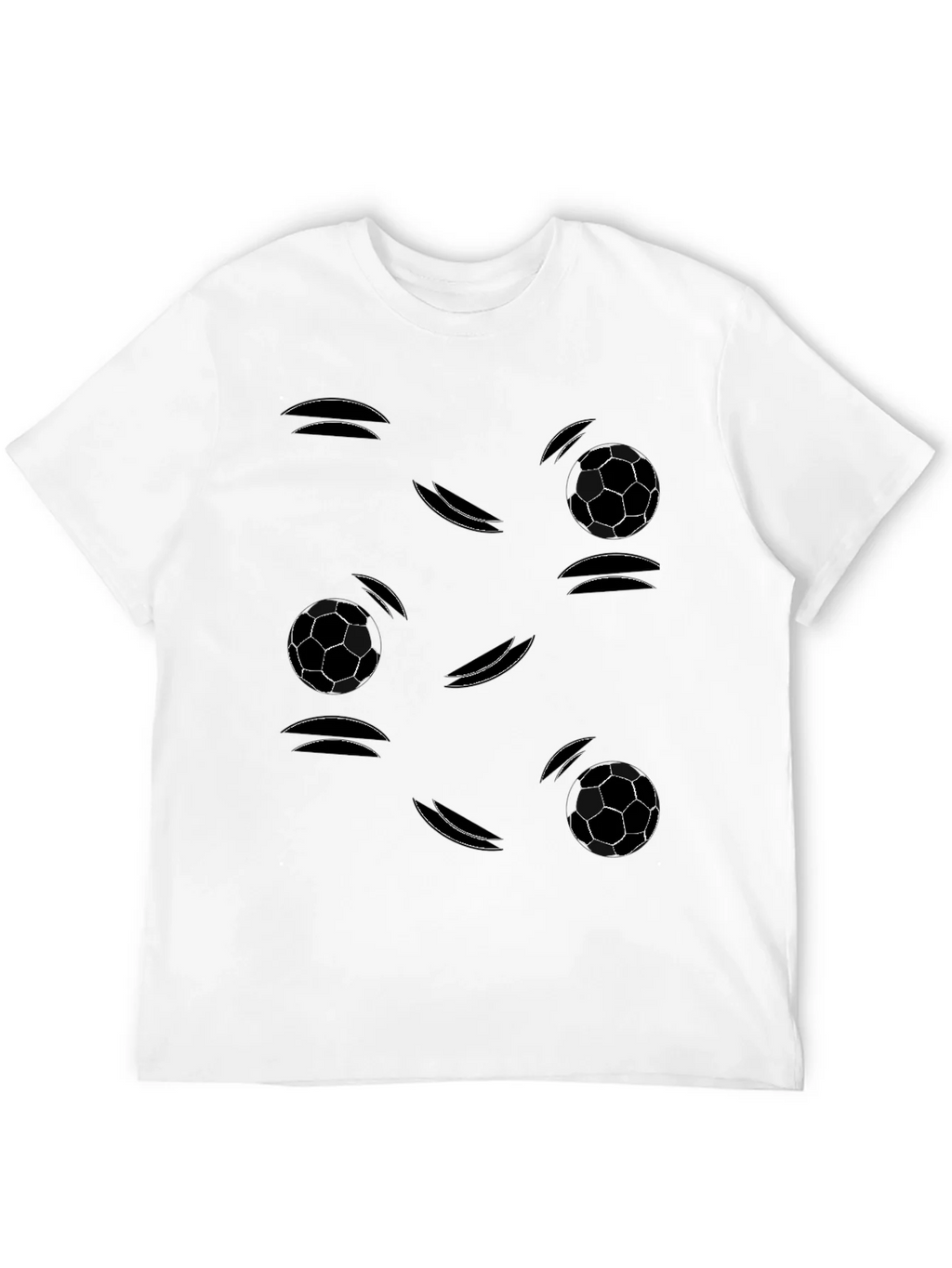 Soccer Ball Motion Graphic Tee - Black product image 11