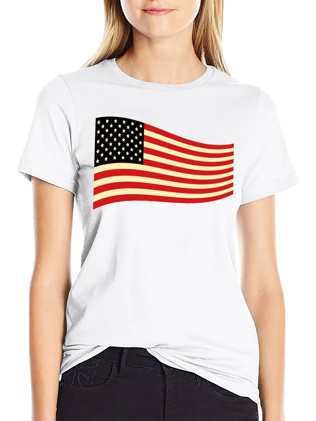 American Flag Graphic Tee - Patriotic USA T-Shirt product image 8